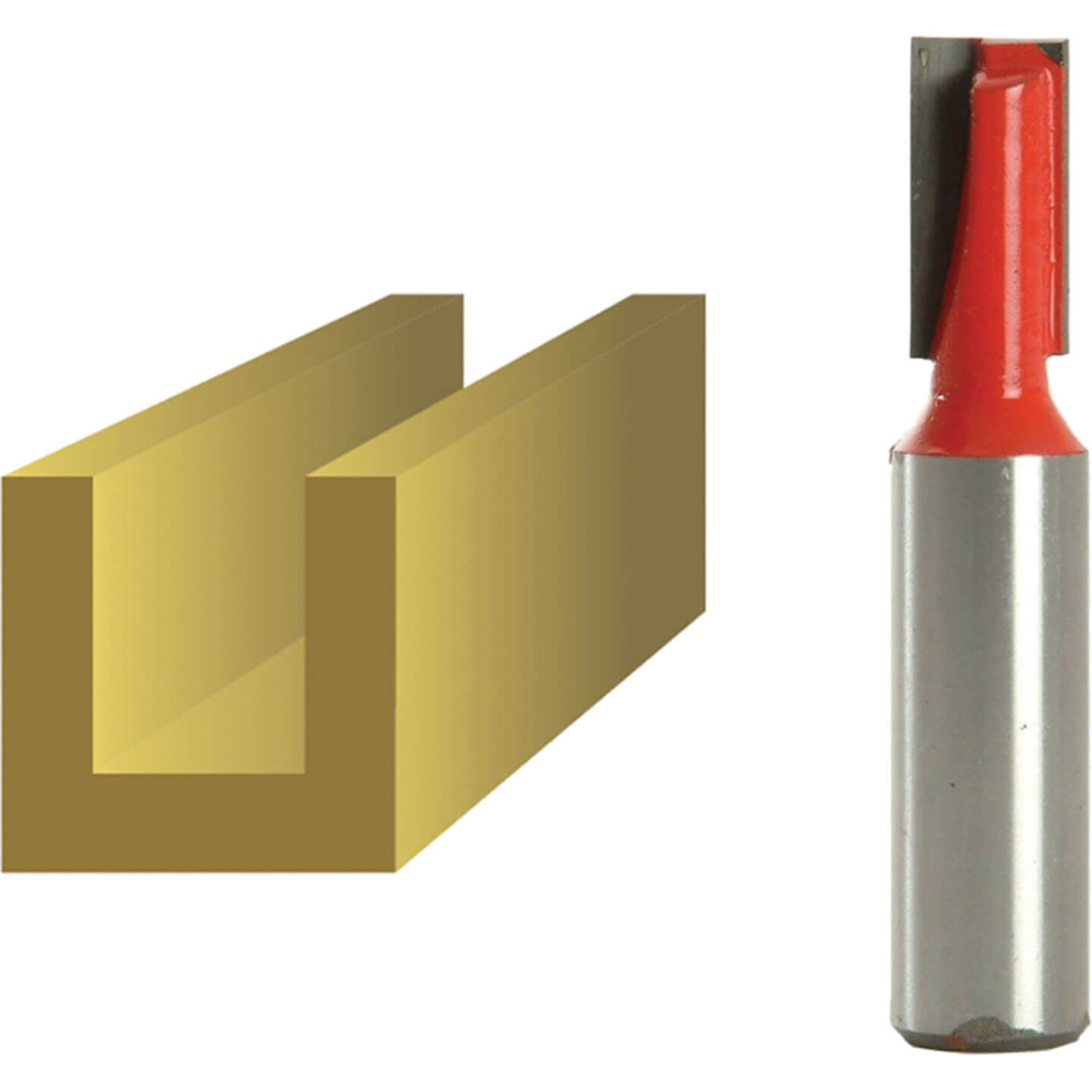 Image of Faithfull Router Bit Tc Two Flute 10mm