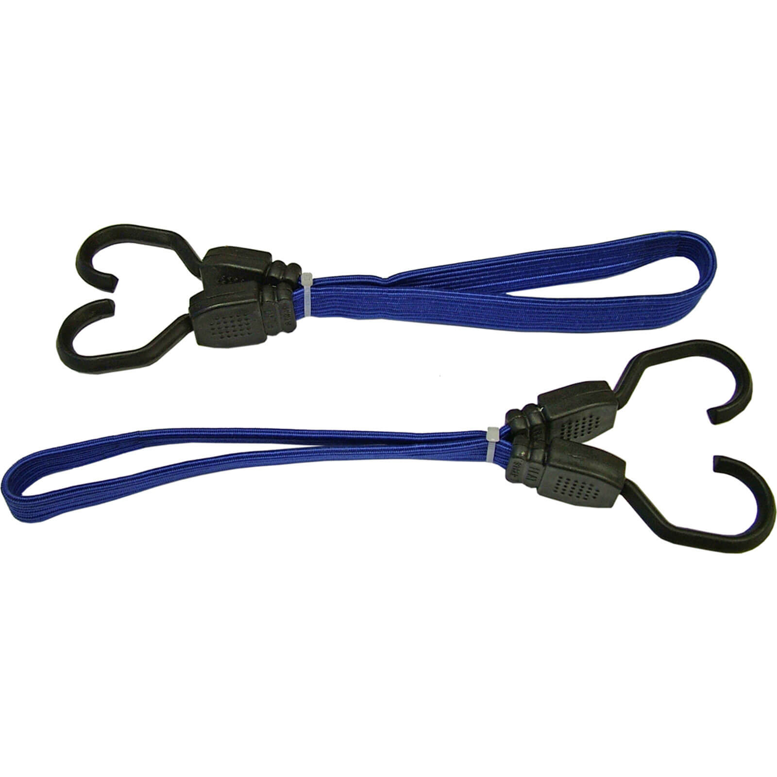 Image of Faithfull Flat Bungee Cord 46cm 18 Blue