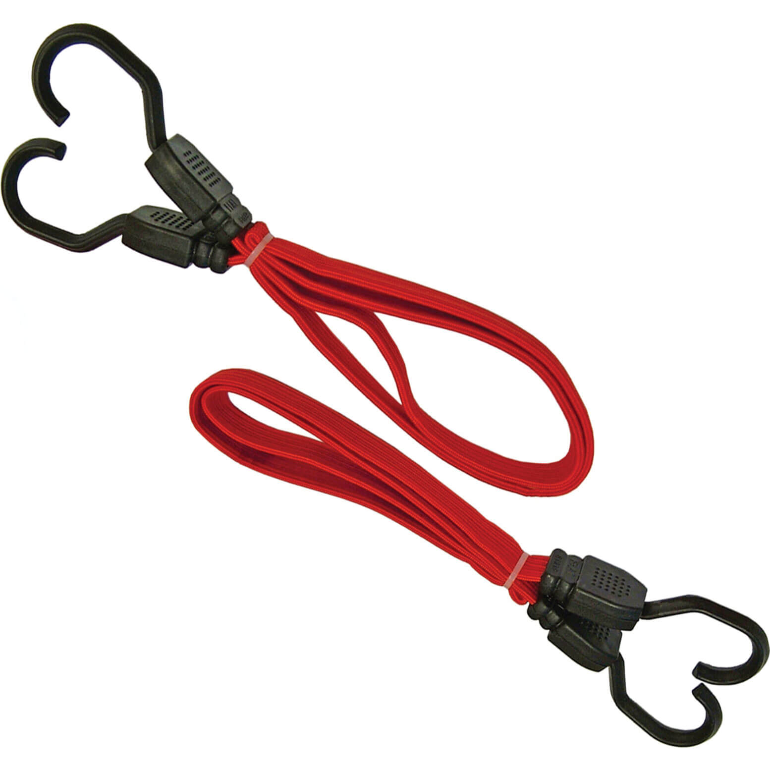 Image of Faithfull Flat Bungee Cord 76cm 30 Orange