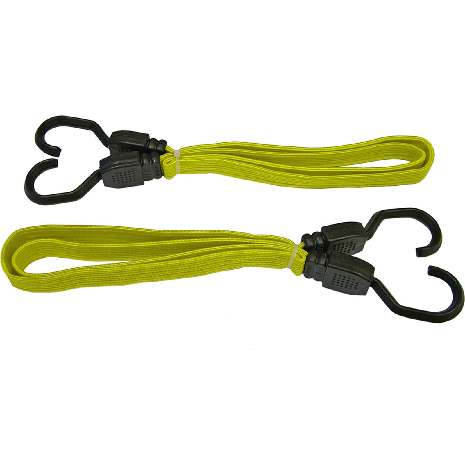 Image of faithfull flat bungee cord 91cm 36 yellow