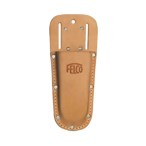 Image of Felco F910 Flat Leather Holster For Secateurs