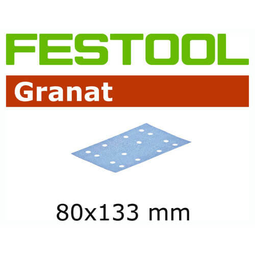 Image of Festool STF 80x133 P80 GR50 Abrasive Sheet Pack of 50