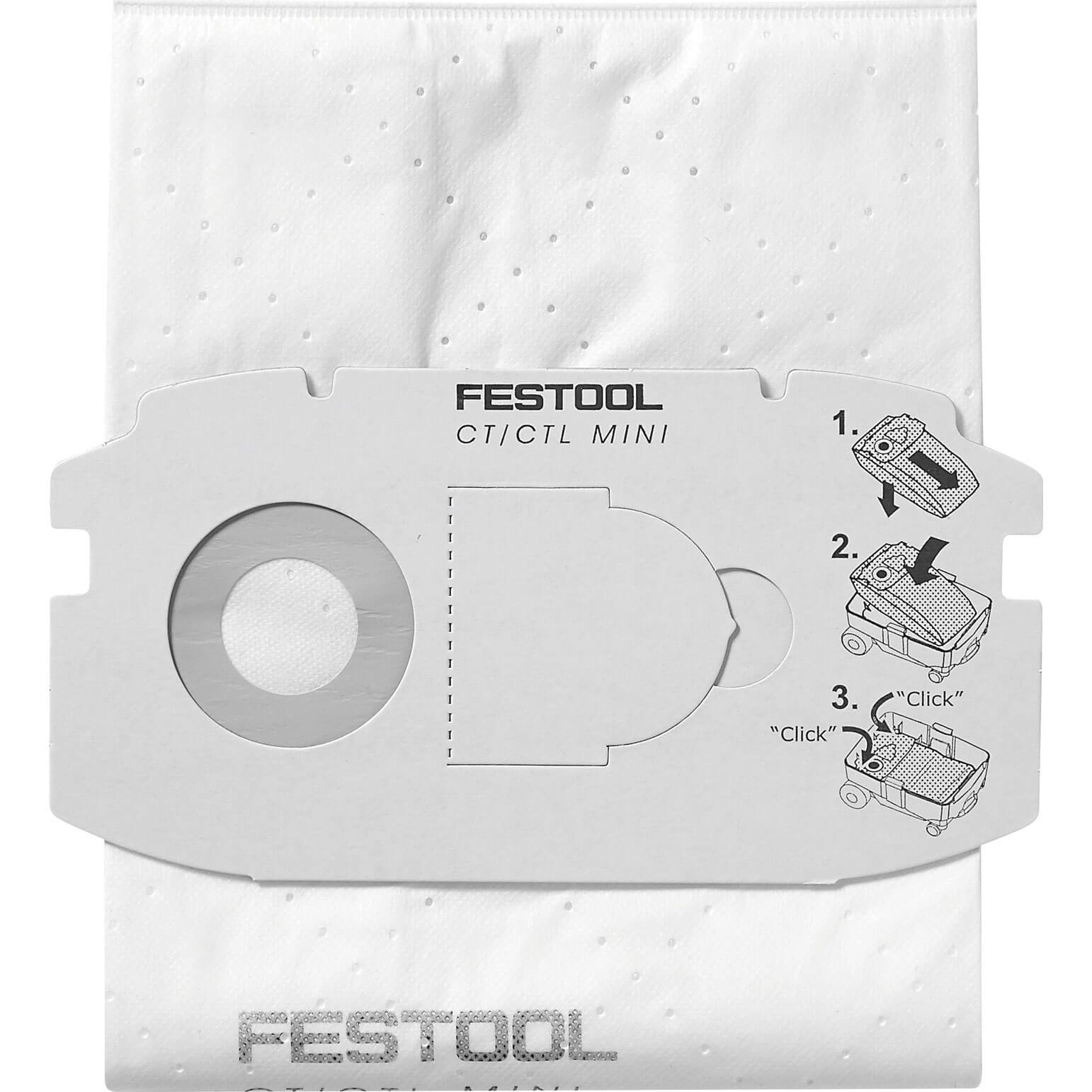 Image of Festool Replacement Filter Bag Pack Of 5 For CTCTL MIDI Extractors