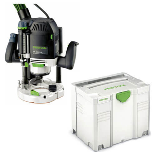 Image of Festool OF 2200 EBPlus 12 Plunge Router 2200w 240v Systainer System Case