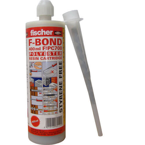 Image of Fischer F Bond FIP C700 Polyester Anchor Masonry Resin 400ml Cartridge