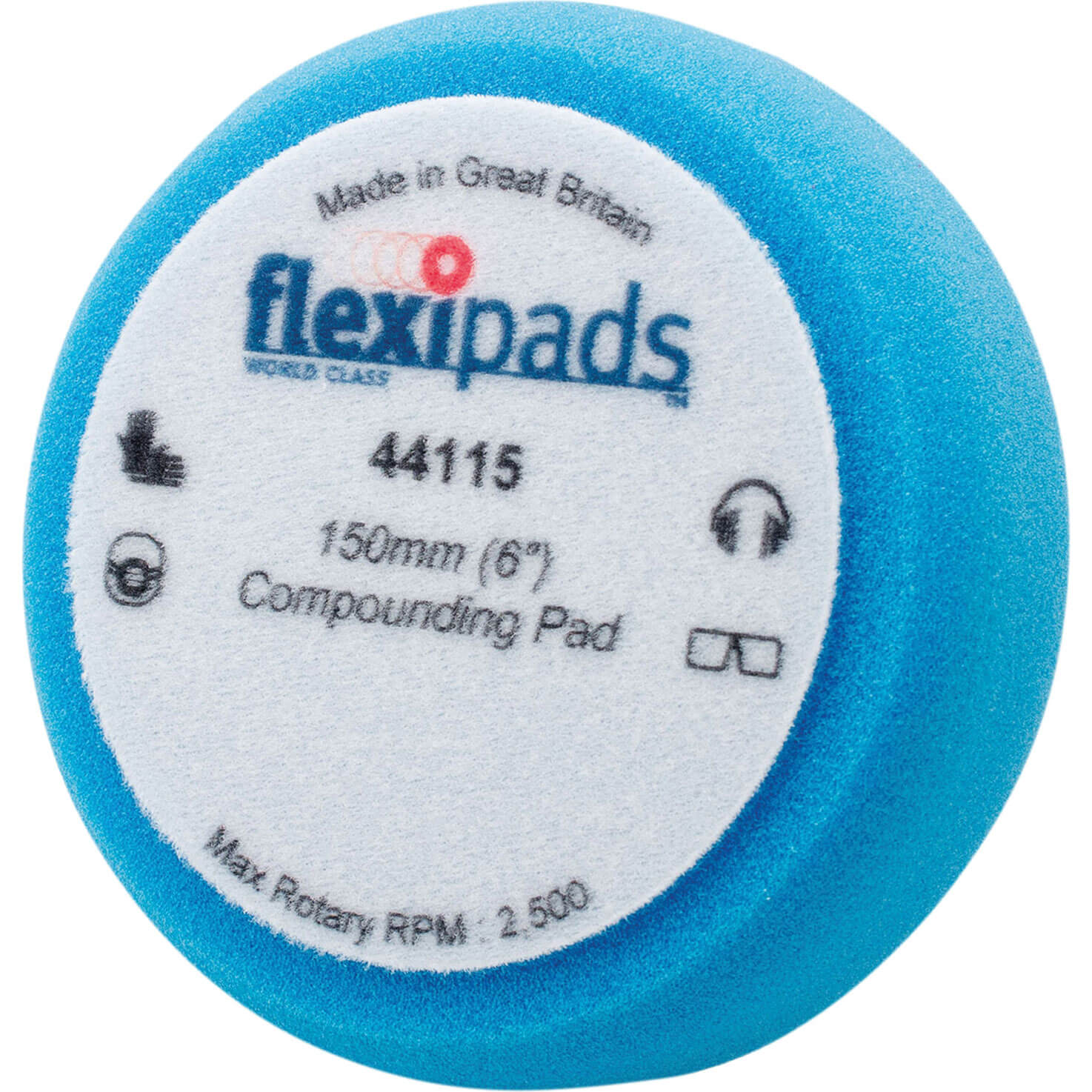 Image of Flexipad CompPolishing Foam Blue 150X50 Velcro