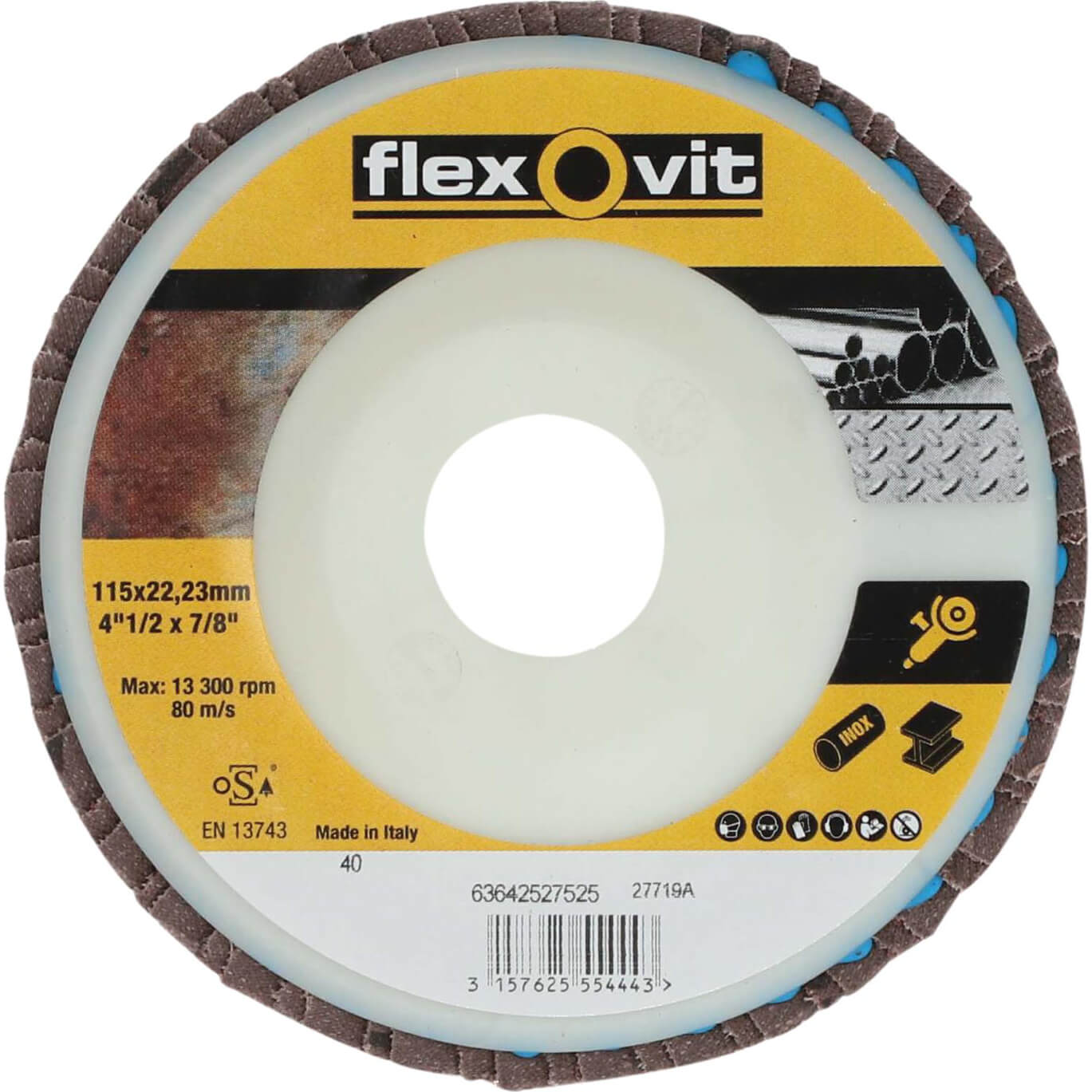 Image of Flexovit Flap Disc 125mm 80G