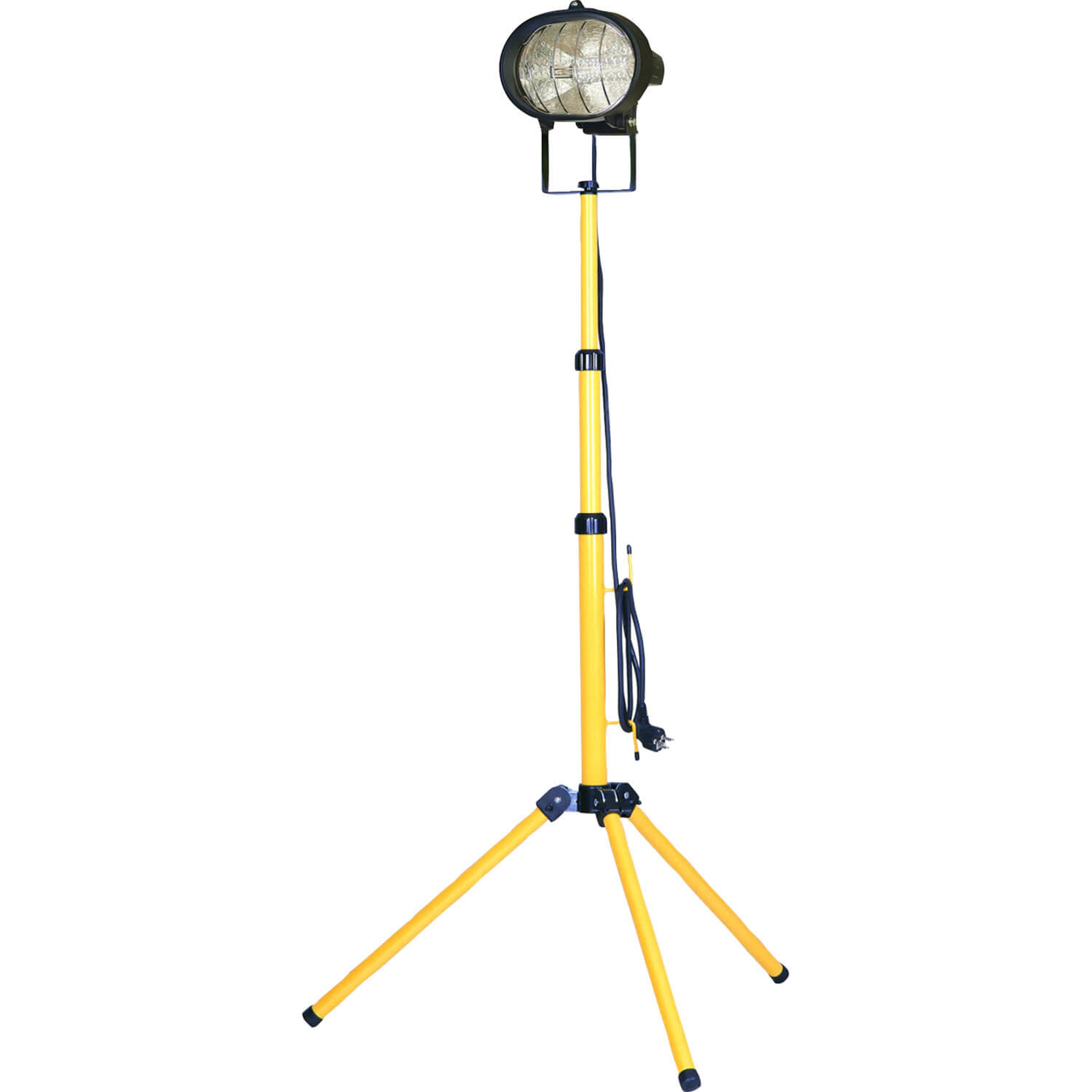 Image of Faithfull Halogen Single Site Light with Adjustable Stand 500w 240v