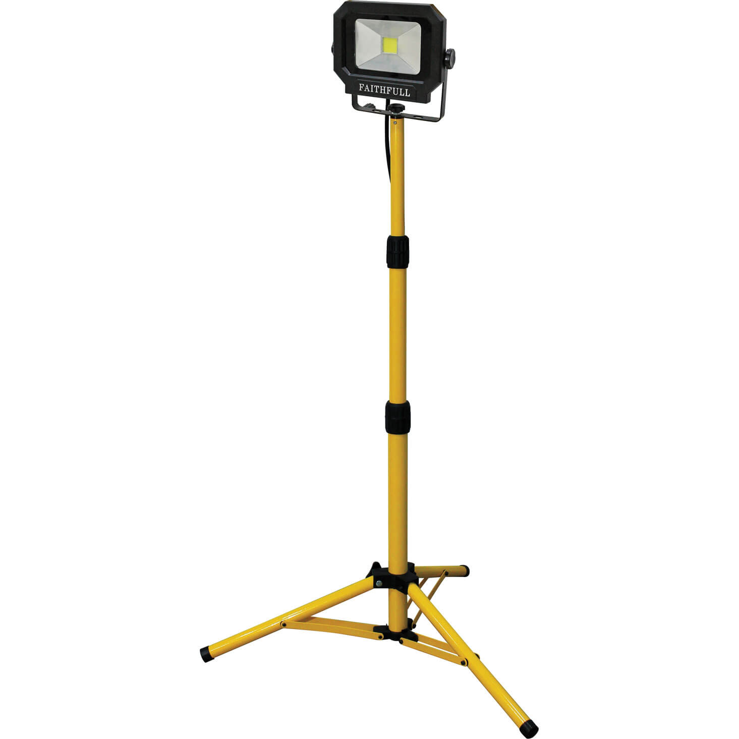 Image of Faithfull Power Plus LED Site Light with Tripod 1400 Lumen 20w 240v