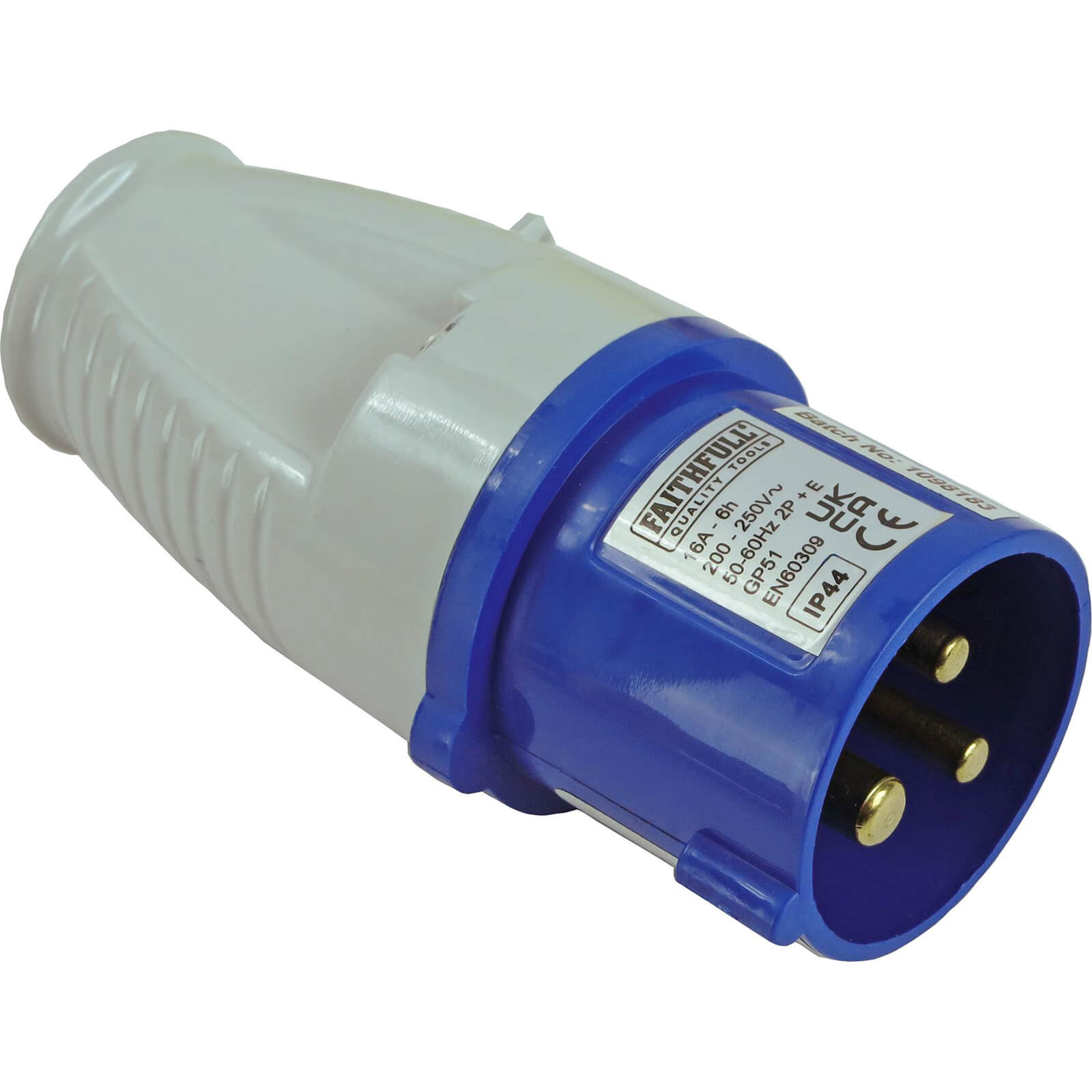Image of 240v blue 16amp plug