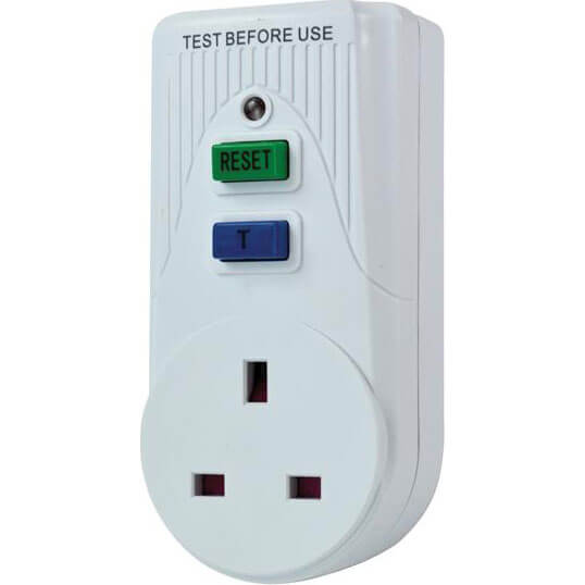 Image of Faithfull RCD Circuit Breaker Adaptor White