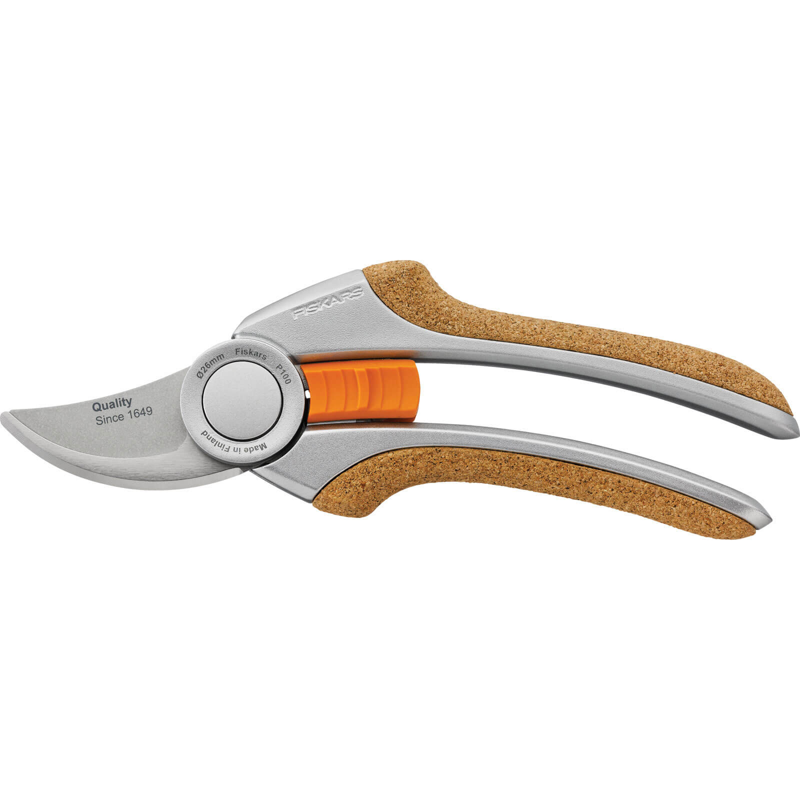 Image of Fiskars P100 Quantum Bypass Secateurs 26mm Max Cut 215mm Long