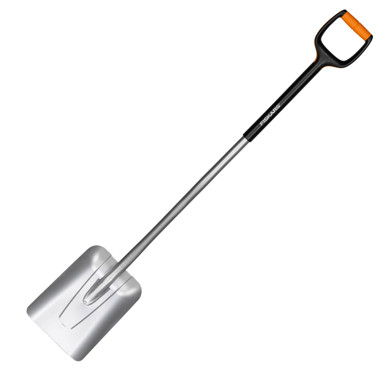 Image of Fiskars Xact Large Square Shovel for Sand Soil and Snow 1300mm Long