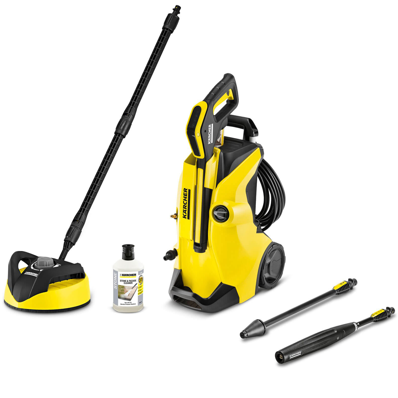 Image of Karcher K4 Home Full Control Pressure Washer with Patio Cleaner 130 Bar