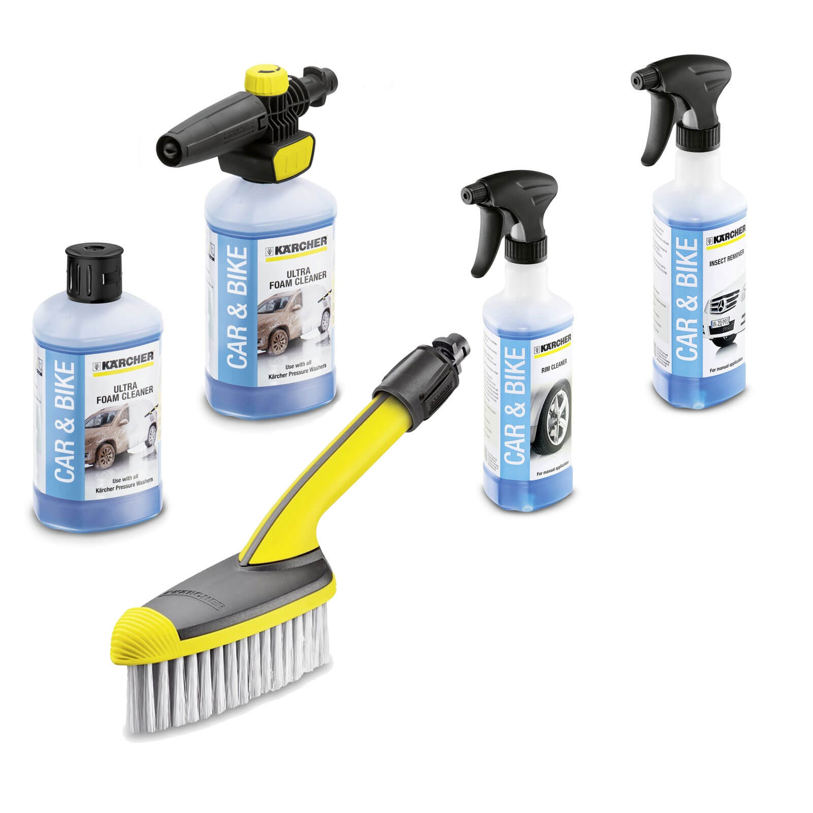 Image of Karcher Car Bike and Motorcycle Cleaning Kit for K2 K7 Pressure Washers