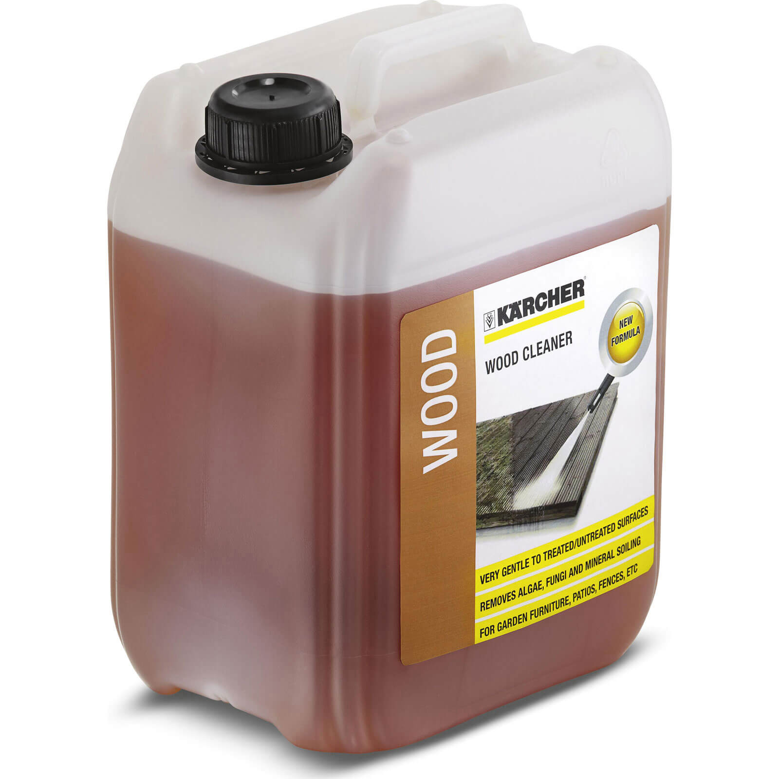 Image of Karcher Multi Purpose Decking and Wood Plug n Clean Detergent Cleaner 5 Litre Refill for Pressure Washers