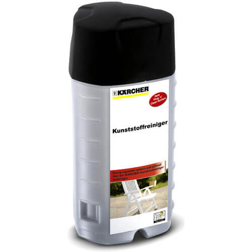 Image of Karcher Multi Purpose Plastics Plug n Clean Detergent 1 Litre for Pressure Washers