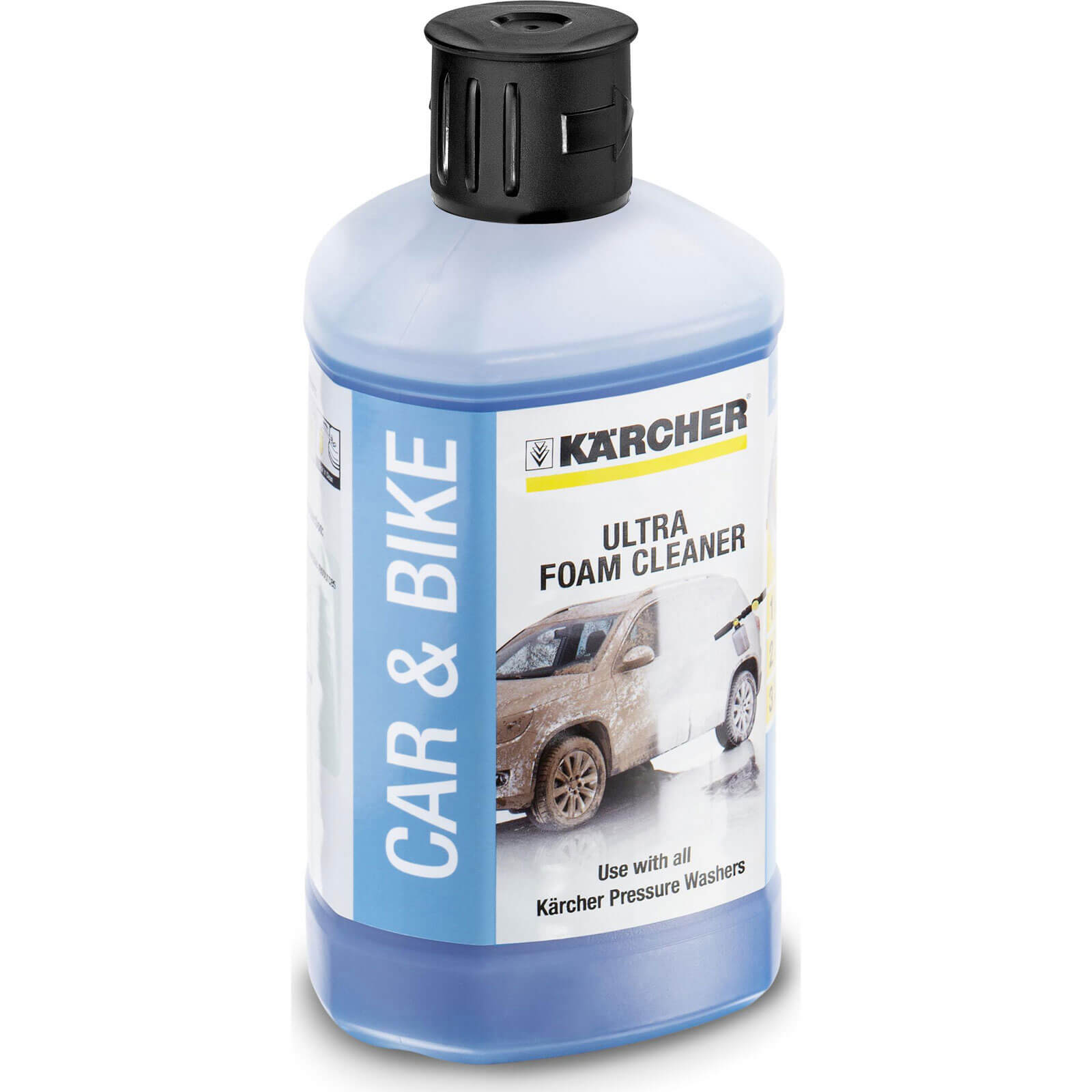 Image of Karcher Ultra Foam Cleaner Detergent 1 Litre for Pressure Washers with Foam Nozzle