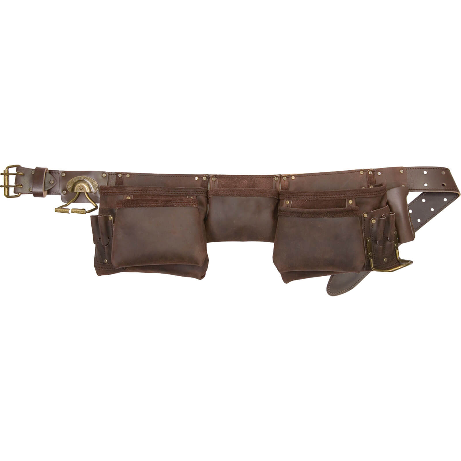 Image of Kunys 12 Pocket Leather Tool Belt Fits Waist 29 46