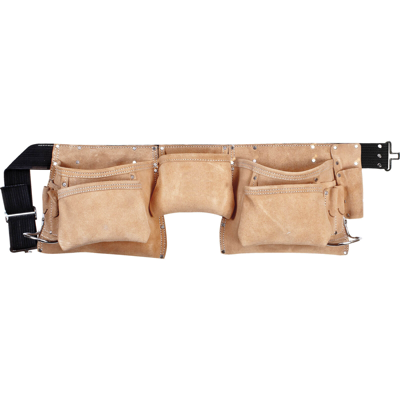 Image of Kunys 11 Pocket Carpenters Leather Tool Belt Fits 29 46