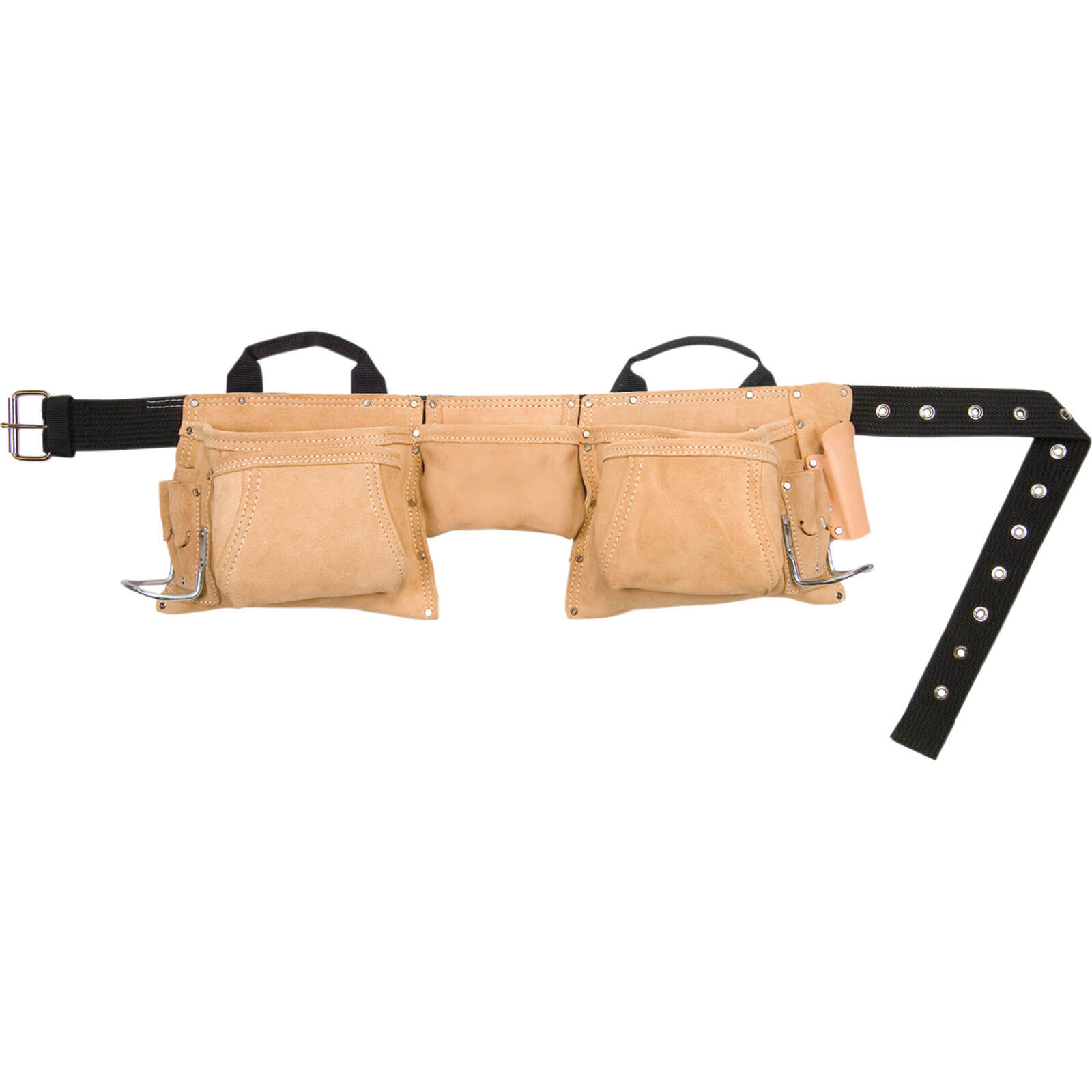 Image of Kunys Heavy Duty 12 Pocket Leather Tool Belt Fits 29 49