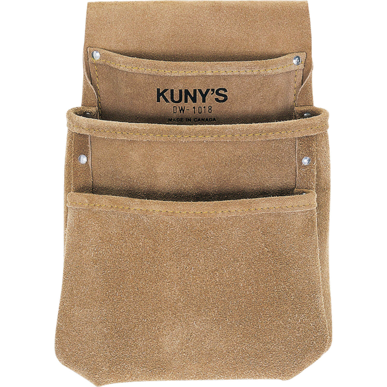 Image of Kunys 3 Pocket Split Grain Drywall Pouch