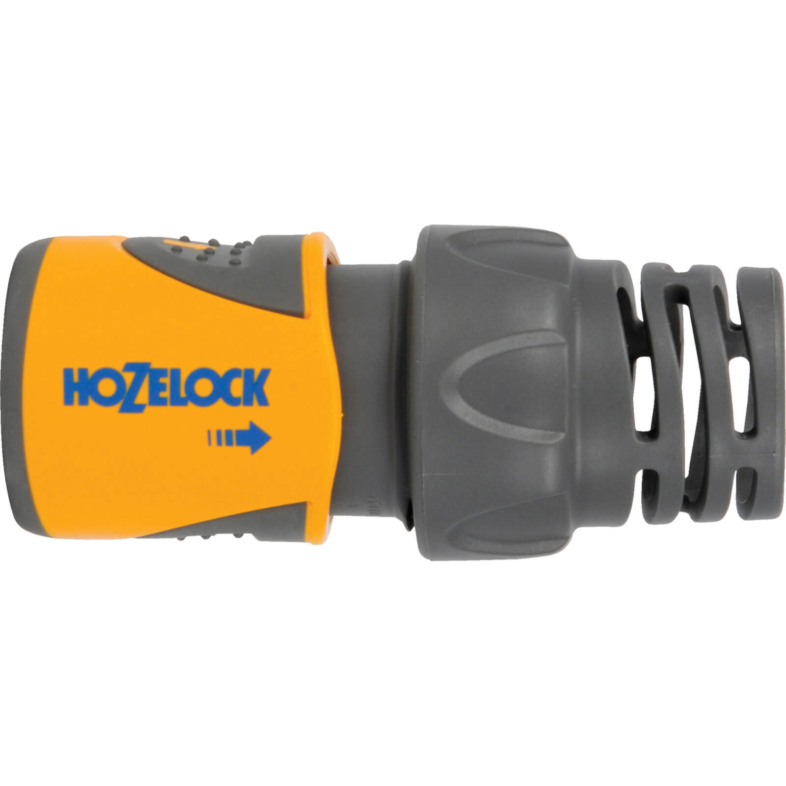 Image of Hozelock Plastic Flexible Hose End Connector for 19mm 34 Hose Pipes