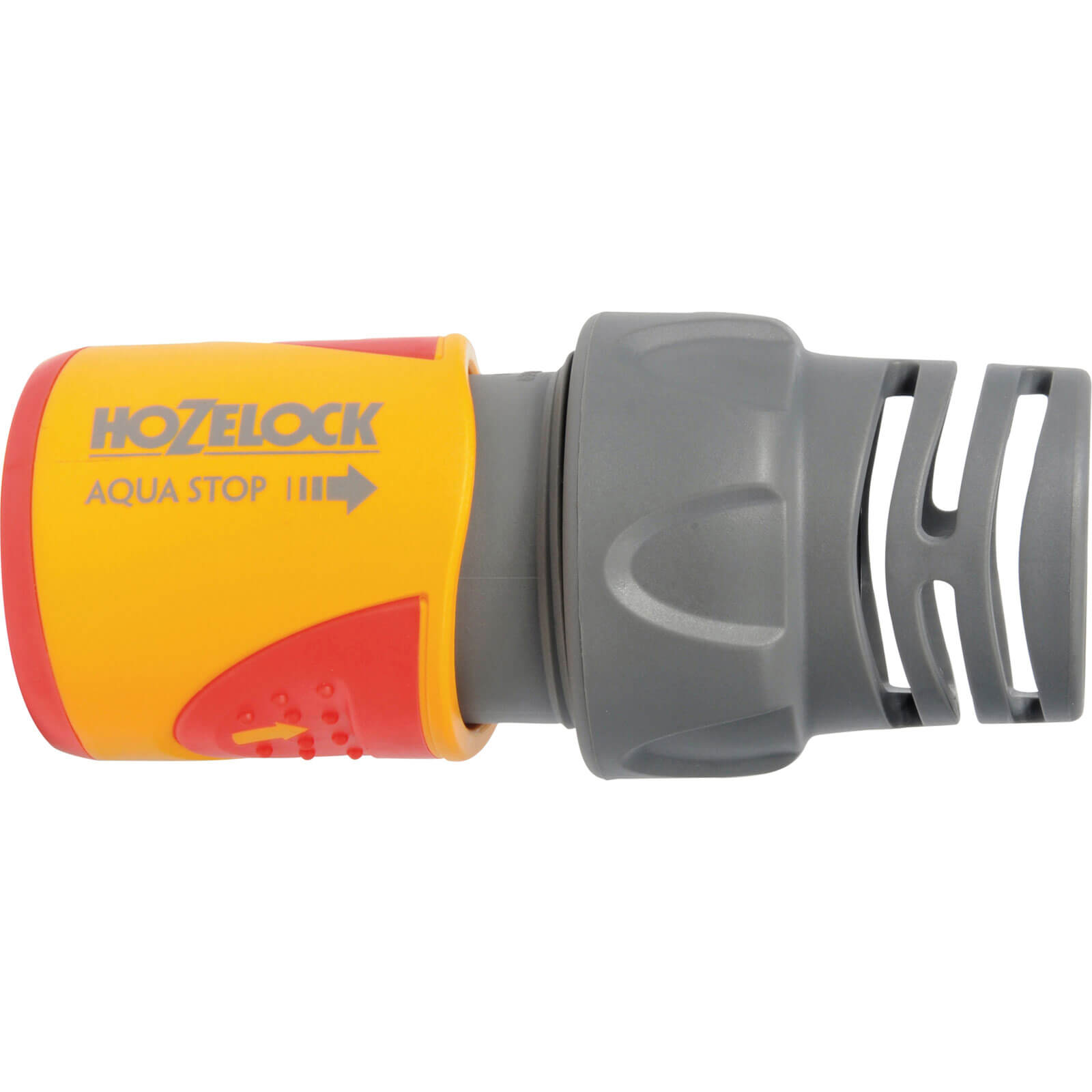 Image of Hozelock Plastic Aquastop Hose End Connector for 19mm 34 Hose Pipes
