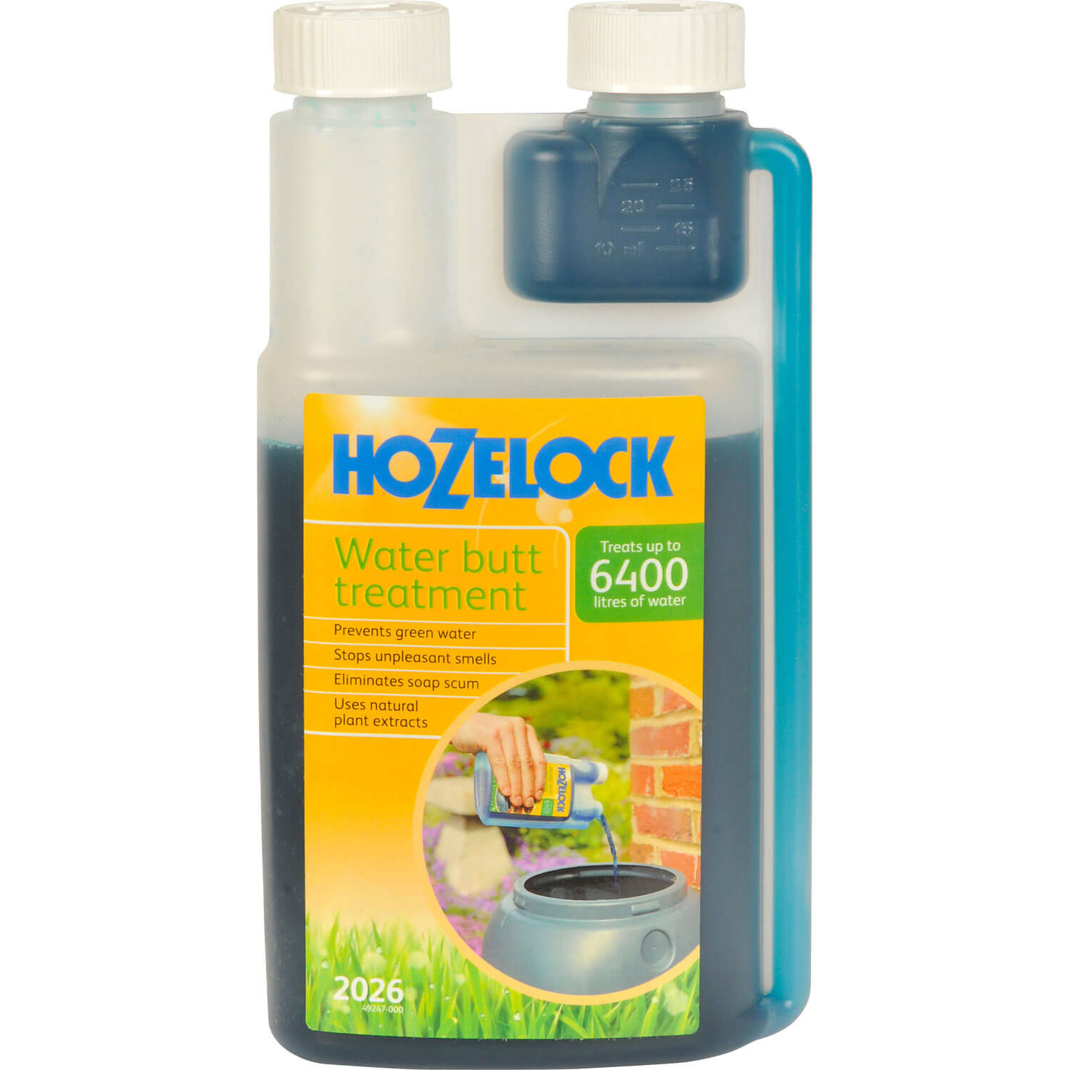 Image of Hozelock Treatment for Stored Water Such as Water Butts will Treat 6400 Litres