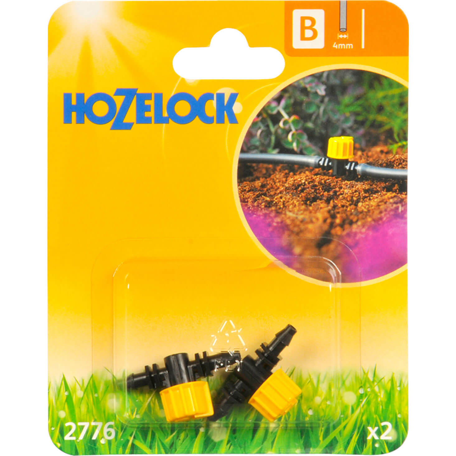 Image of Hozelock Flow Control Valve Pack of 2 for 4mm Auto Watering System