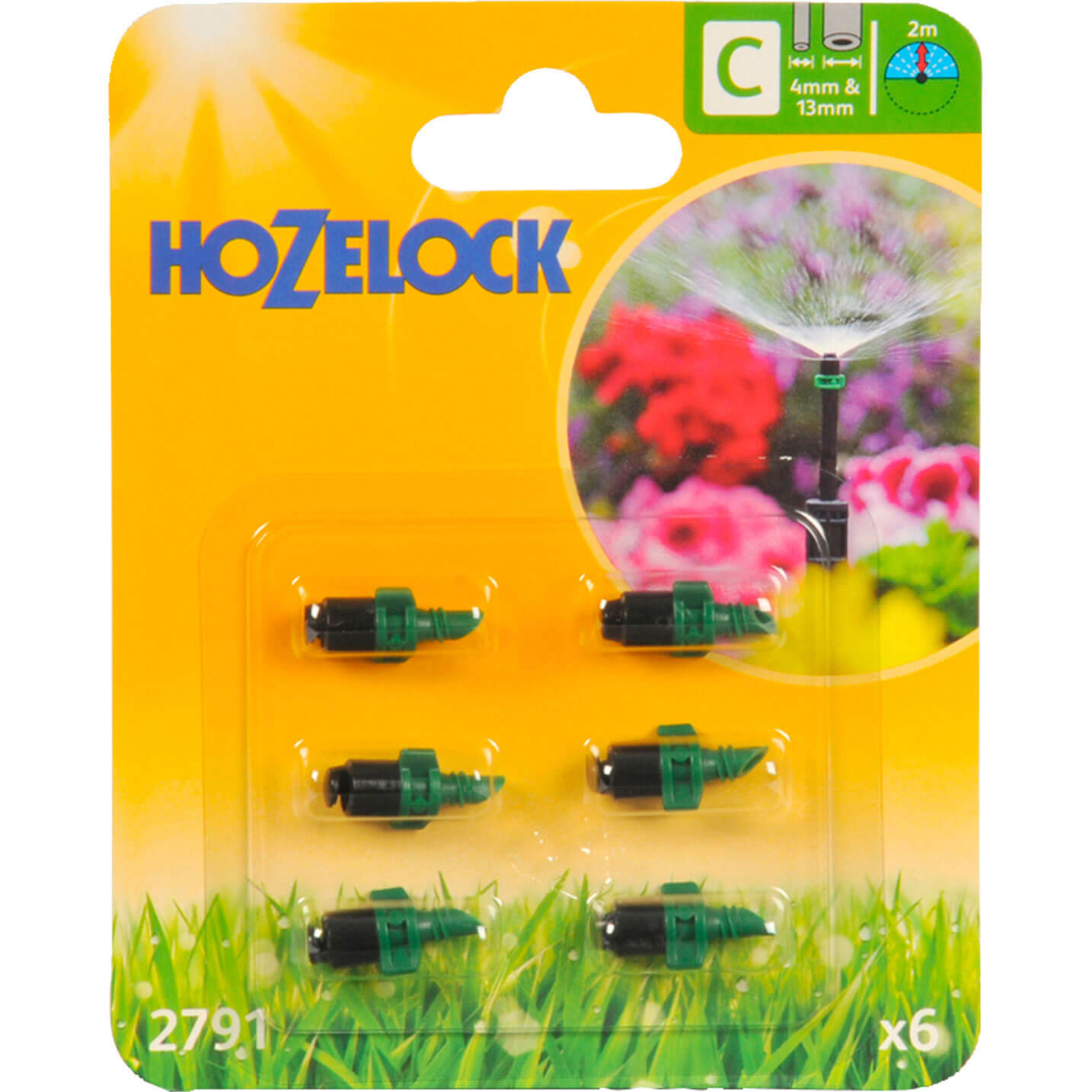 Image of Hozelock 180 Microjet Pack of 6 for 4mm Auto Watering System