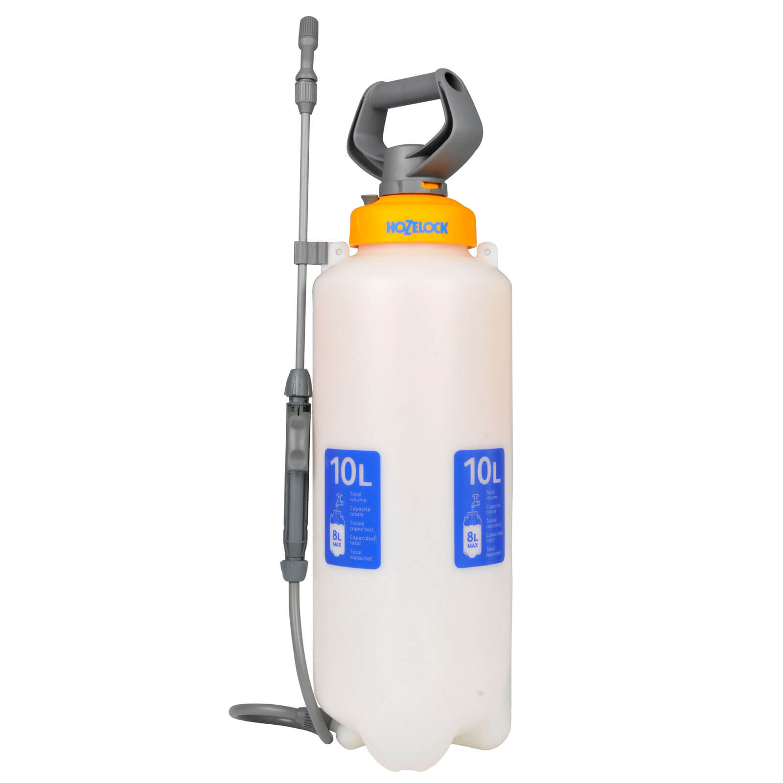 Image of Hozelock Standard Pressure Water Sprayer 10 Litres Holds 8 Litres