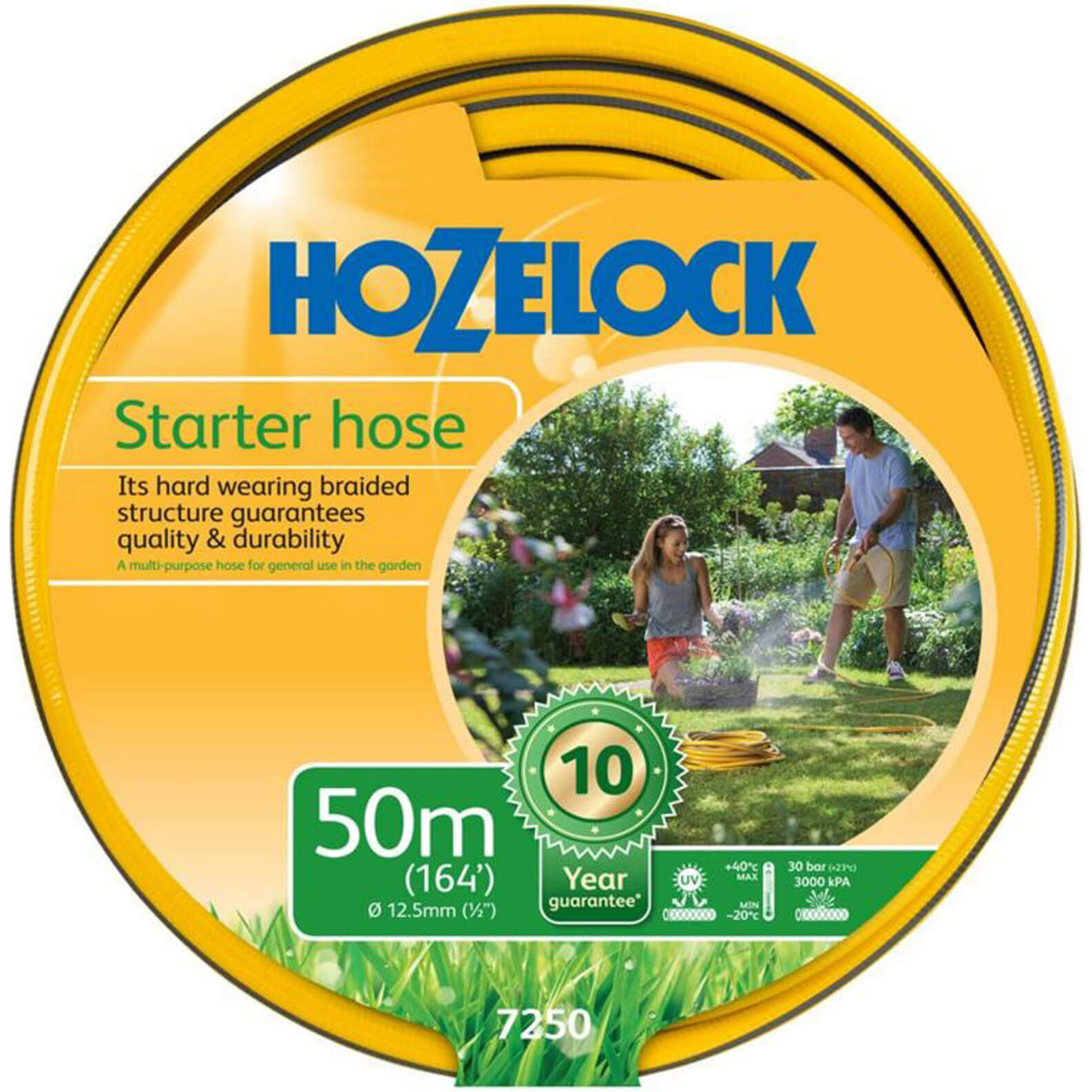 Image of Hozelock 50 Metre Starter Hose Pipe 125mm 12