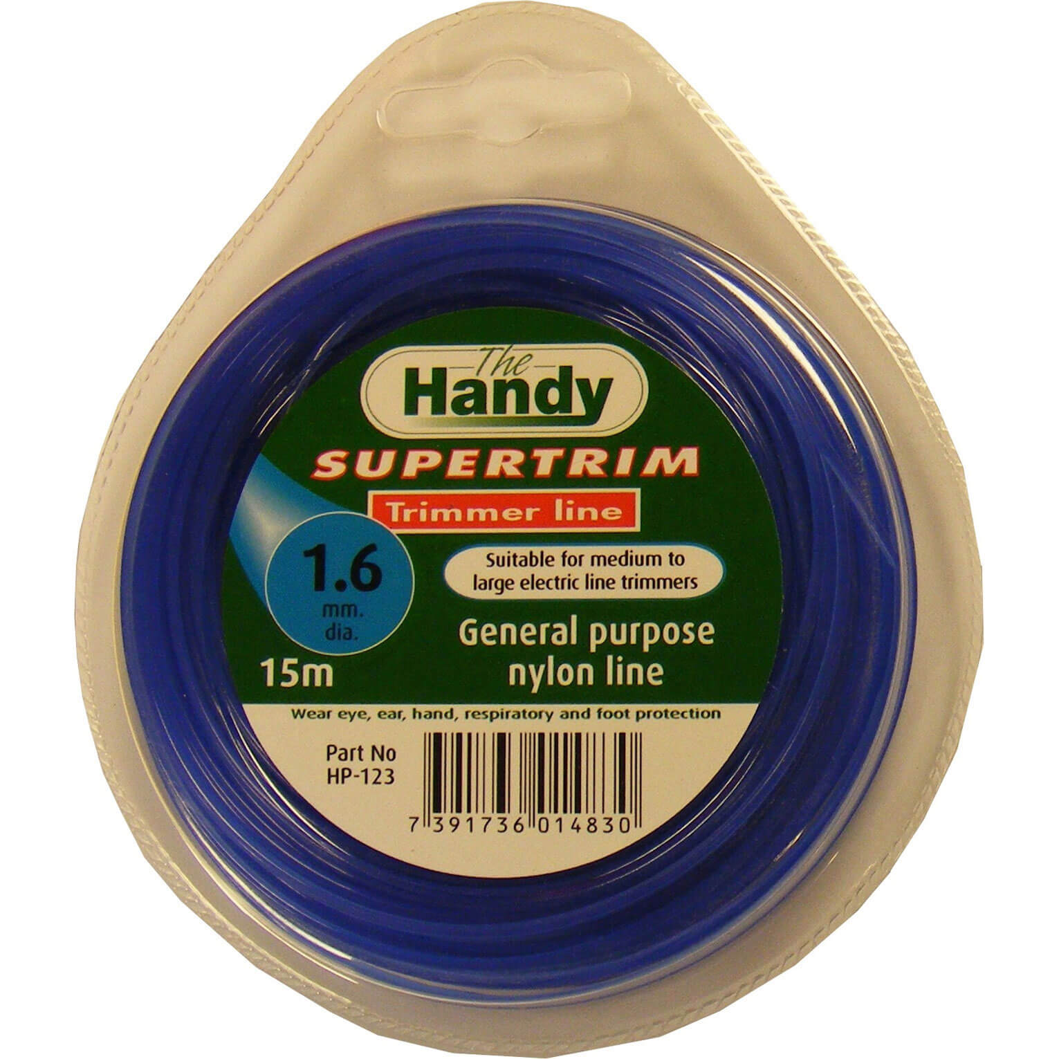 Image of Handy Replacement Standard Nylon Line 16mm x 15 Metre for Grass Trimmers