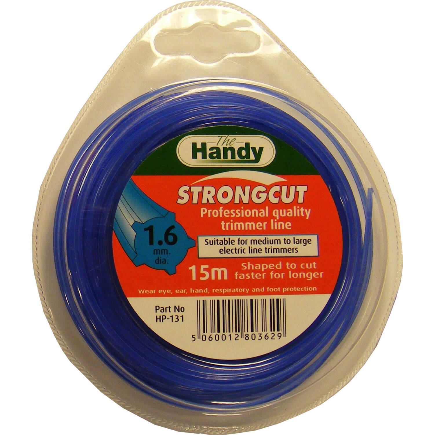 Image of Handy Replacement Professional Nylon Line 16mm x 15 Metre for Grass Trimmers