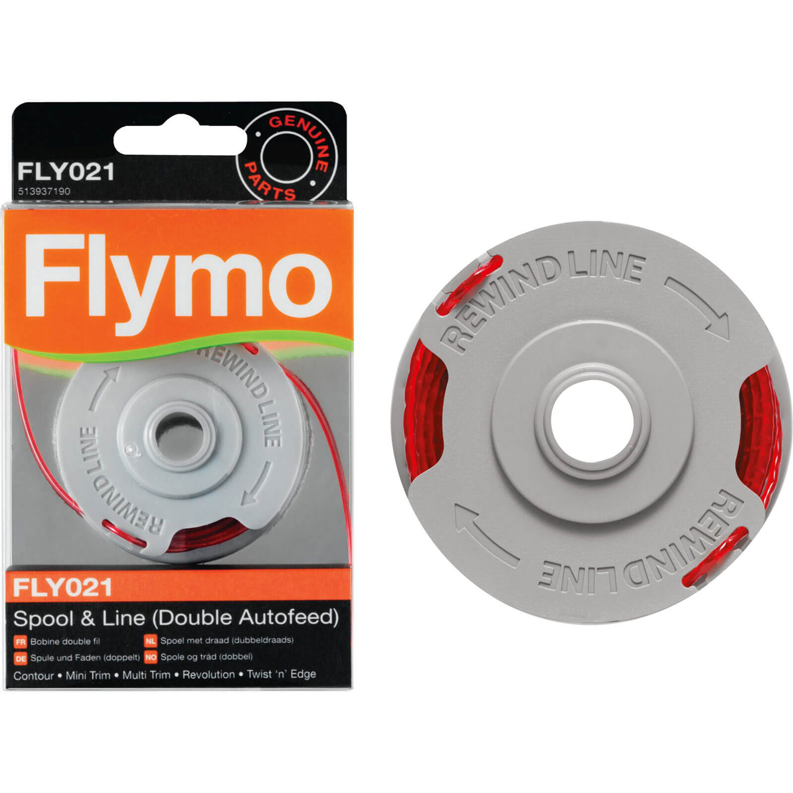 Image of Flymo FLY021 Replacement Spool and Line for Double Line Autofeed Grass Trimmers