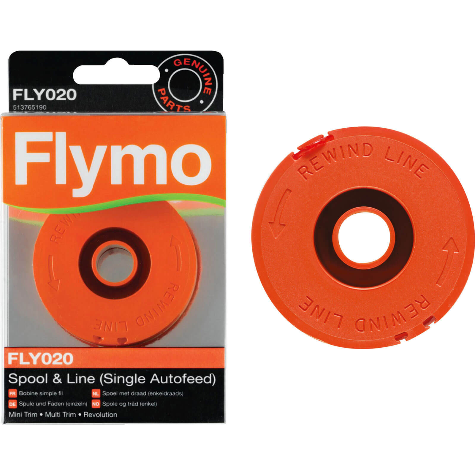 Image of Flymo FLY020 Replacement Spool and Line for Single Line Grass Trimmers