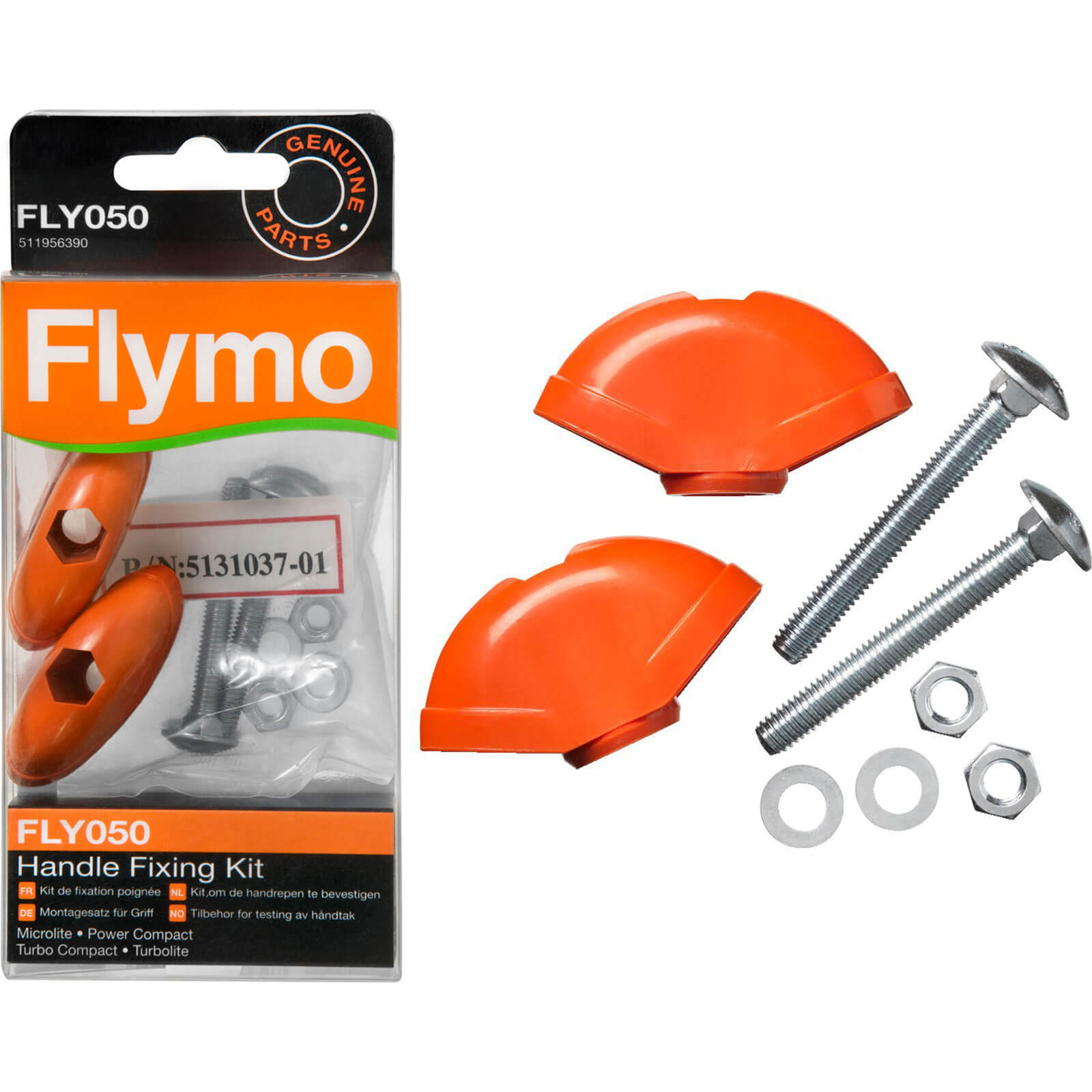 Image of Flymo FLY050 Handle Fixing Kit for All Flymo Electric Lawnmowers