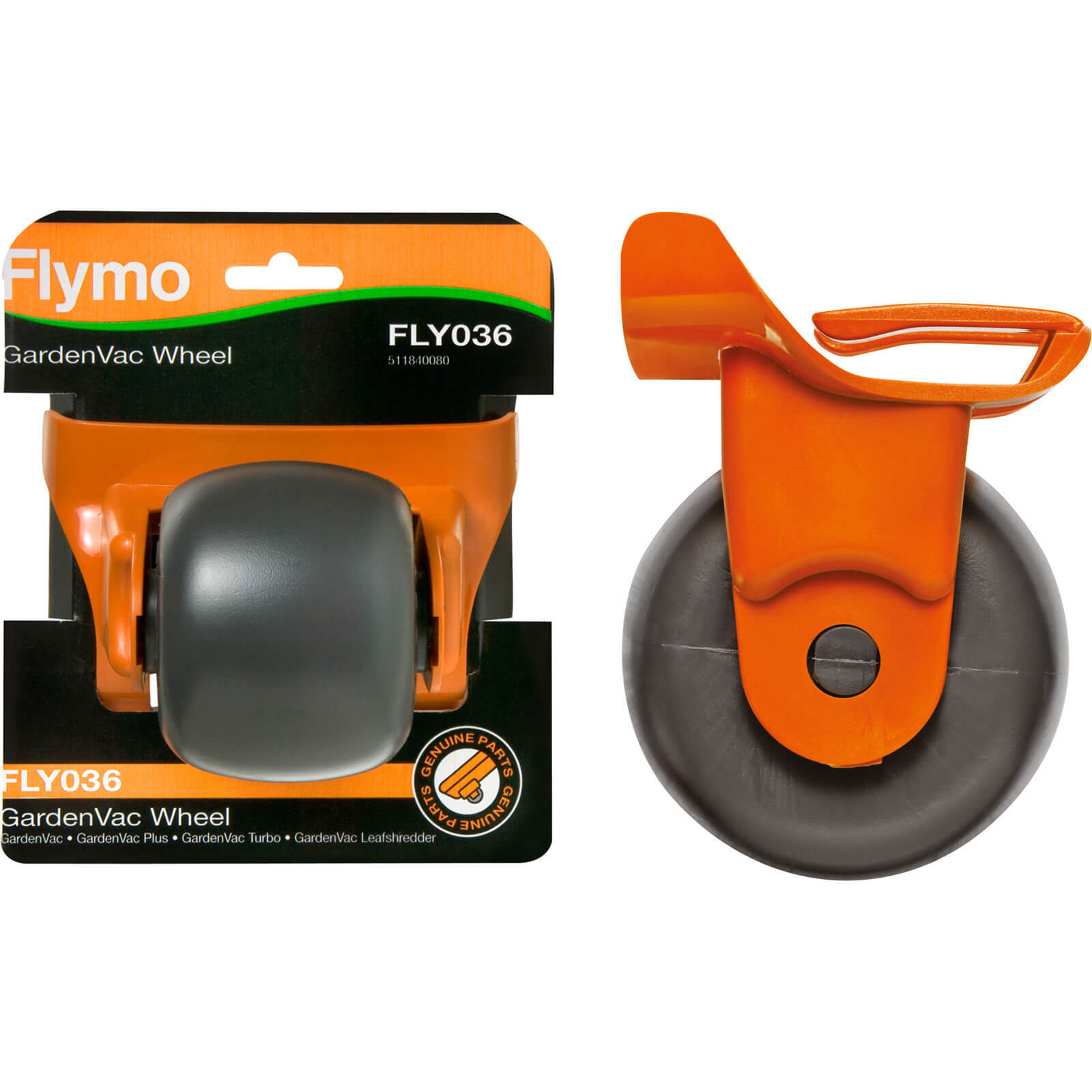 Image of Flymo FLY036 Replacement Gardenvac Wheel for All Flymo Garden Vacs