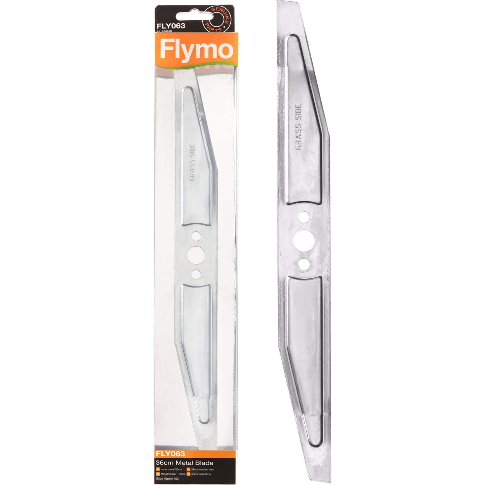 Image of Flymo FLY063 Replacement Metal Blade 36cm for Glidemaster 360 Lawnmowers