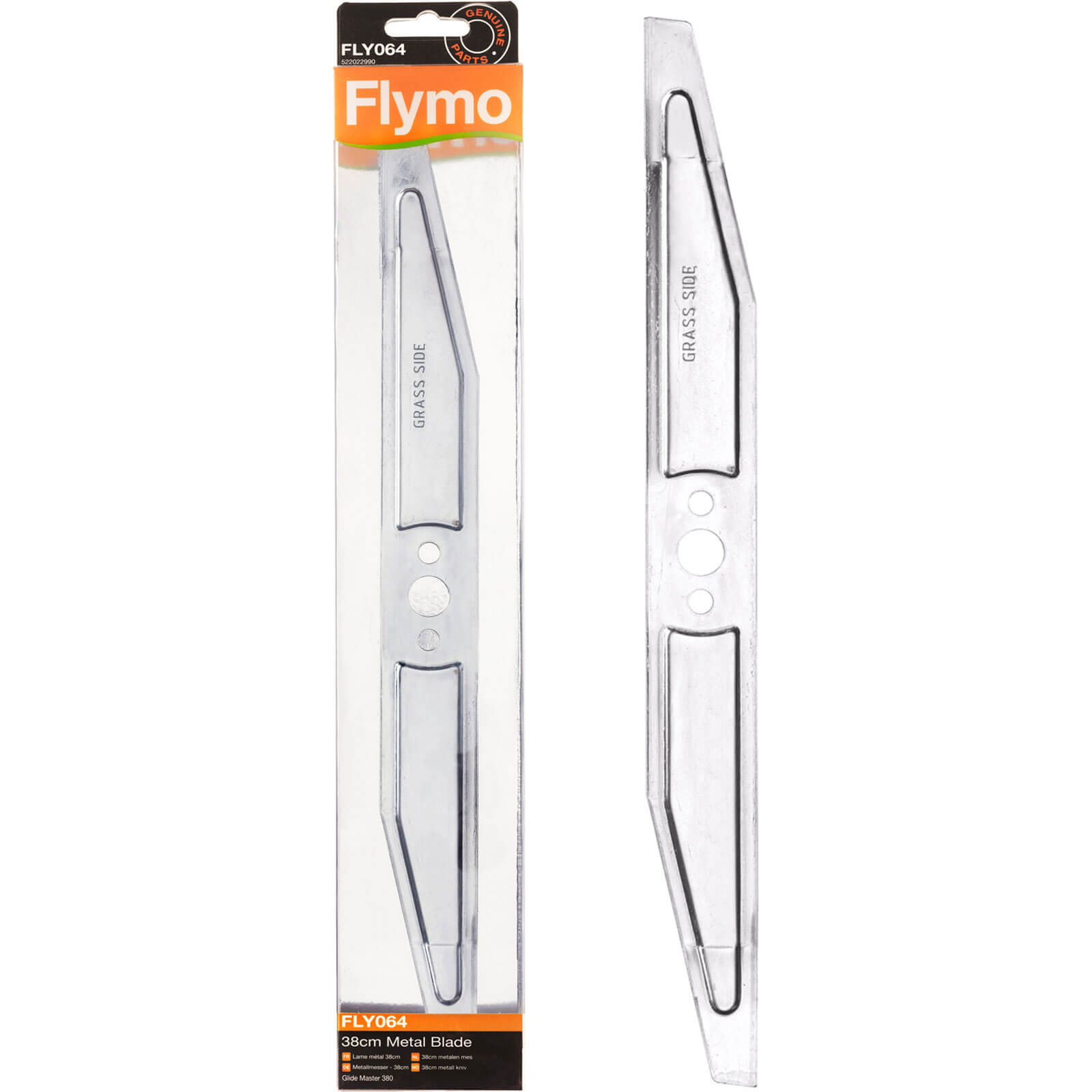 Image of Flymo FLY064 Replacement Metal Blade 38cm for Glidemaster 380 and FGM380 Lawnmowers