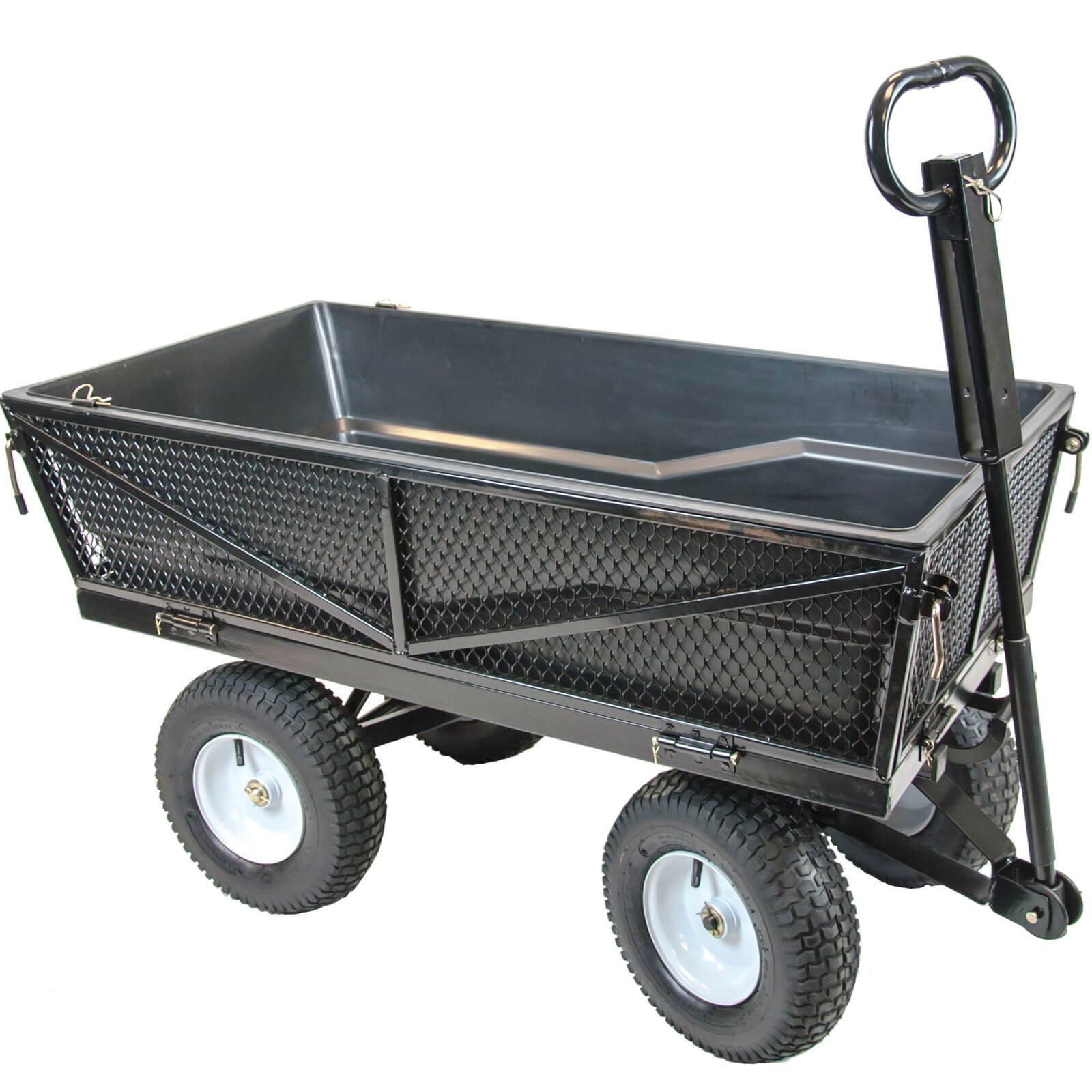 Image of Handy MPC Multi Purpose Tipping Towable Garden Trolley