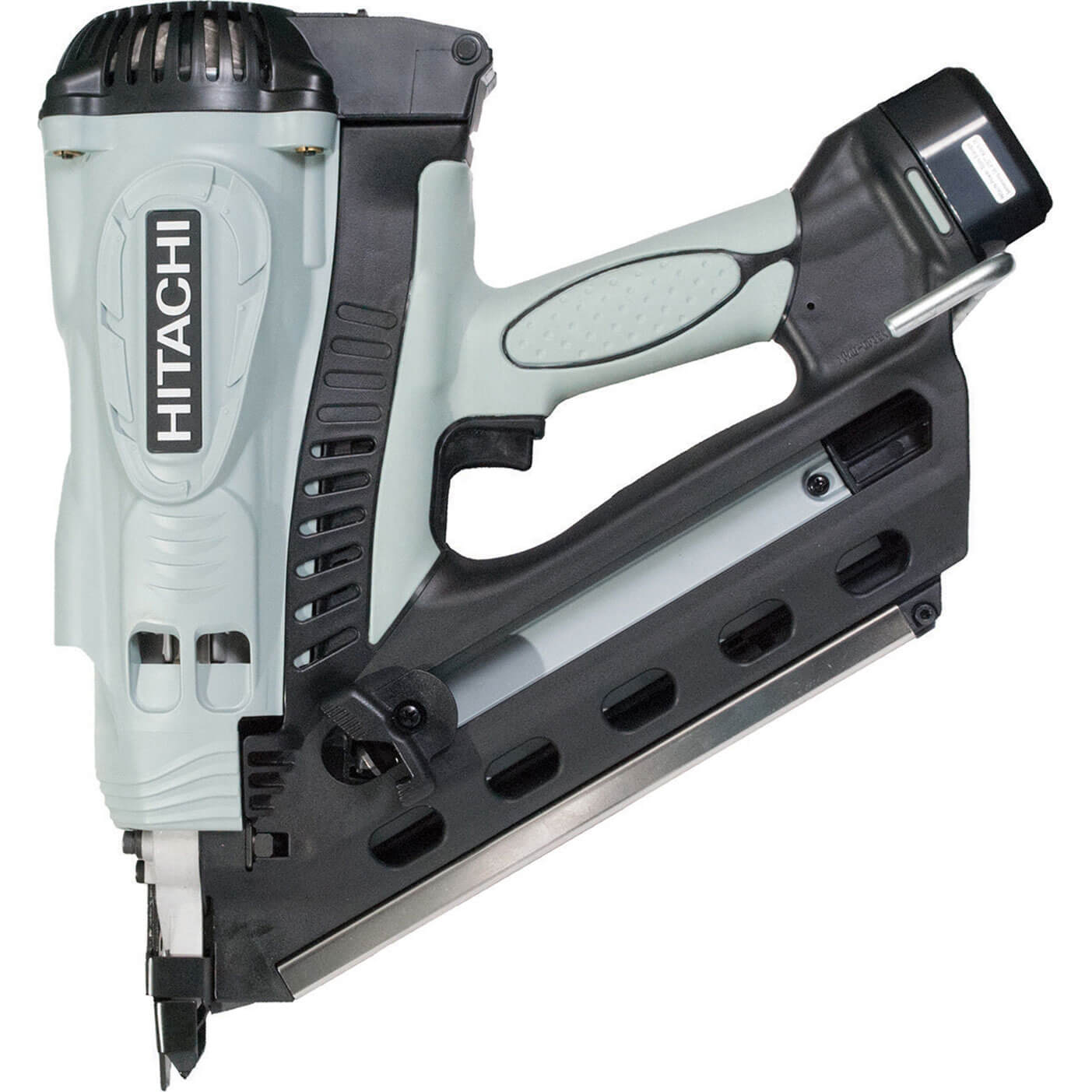 Image of Hitachi NR90GC2 Cordless Gas Framing Nail Gun Clipped Head Nails 50 90mm with 2 Batteries