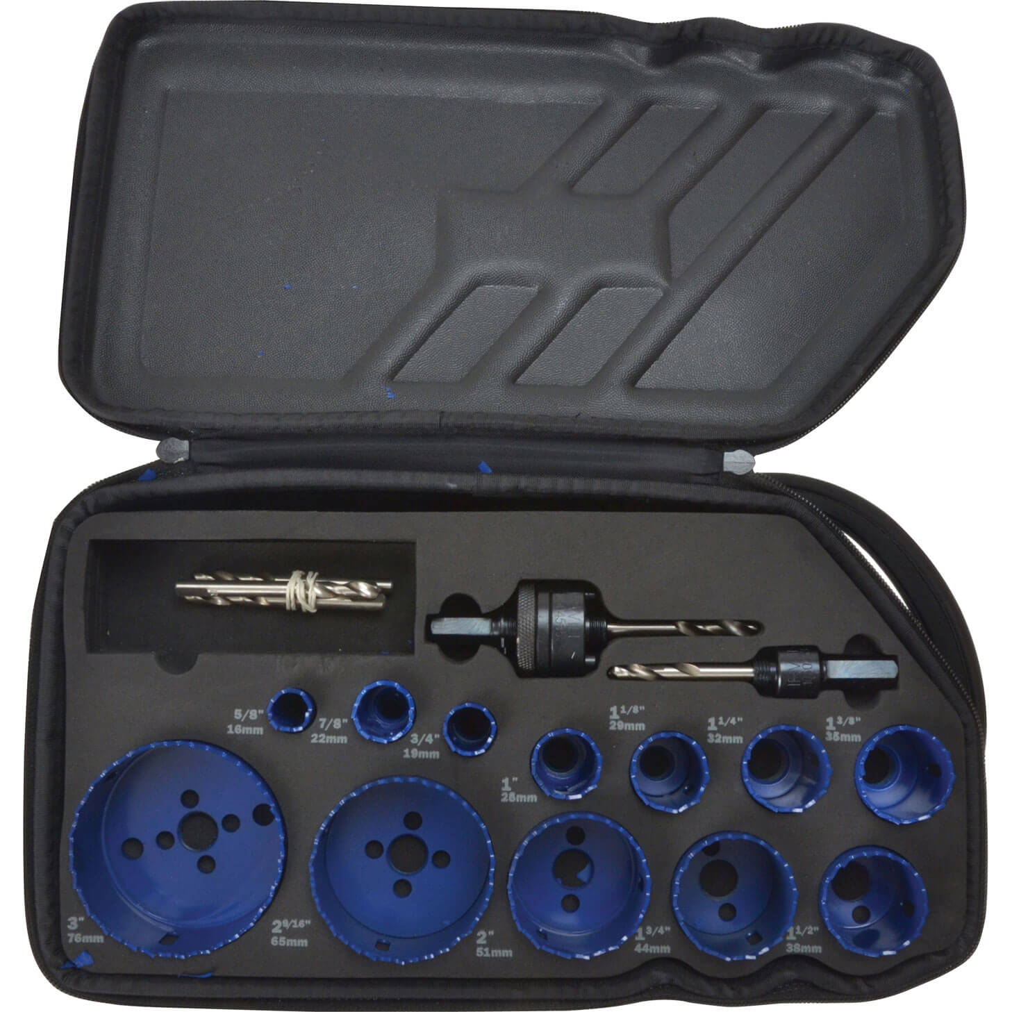 Image of Irwin 17 Piece Bi Metal Hole Saw Kit