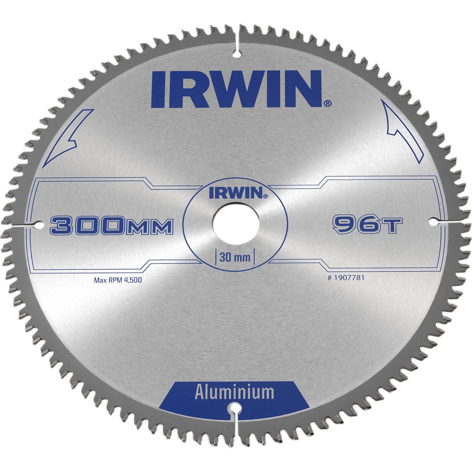 Image of Irwin Professional Circular Saw Blade 300mm x 96 Teeth x 30mm for Aluminium