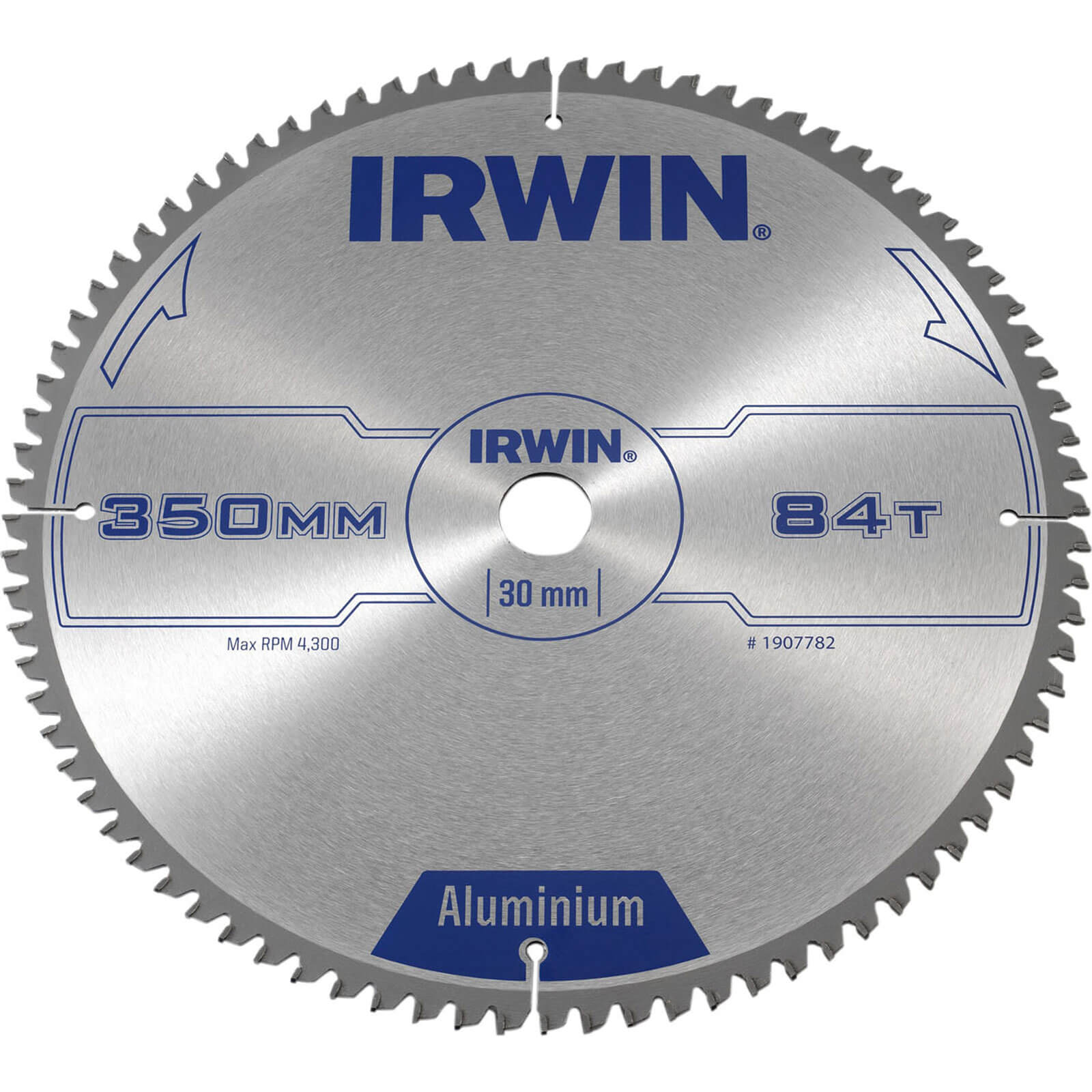 Image of Irwin Professional Circular Saw Blade 350mm x 84 Teeth x 30mm for Aluminium