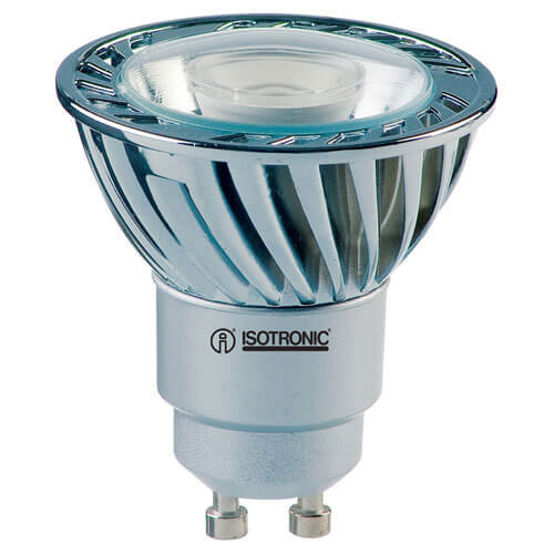 Image of Isotronic GU10 High Power LED White Chip Lamps 3w 240v