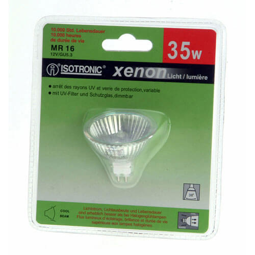 Image of Isotronic Mr16 Xenon Long Life 12V Lamp 35W