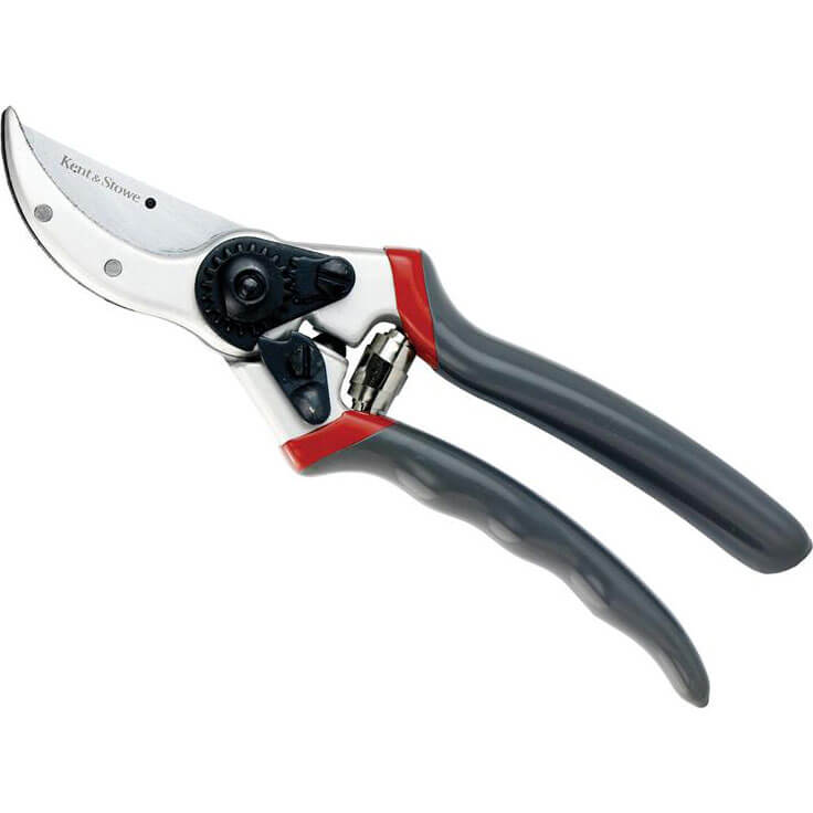 Image of Kent and Stowe Bypass Secateurs 20mm Max Cut 200mm Long