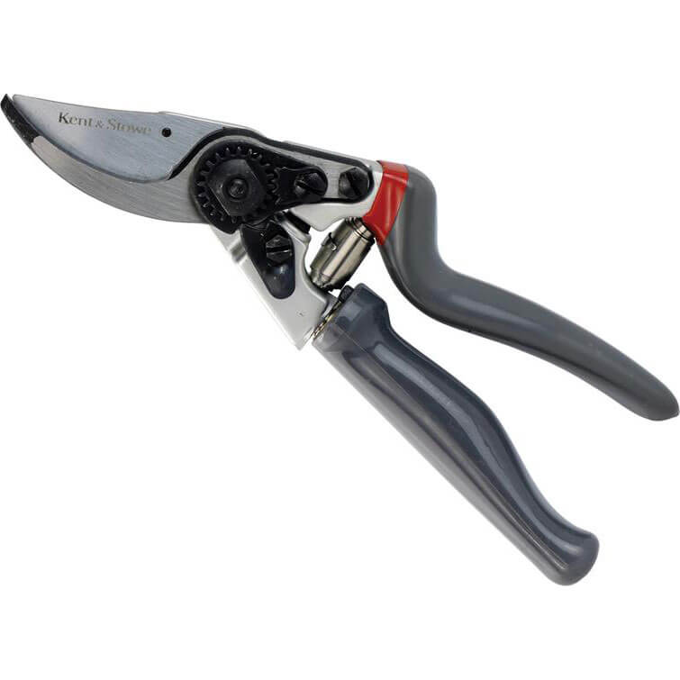 Image of Kent and Stowe Swivel Bypass Secateurs 20mm Max Cut 200mm Long